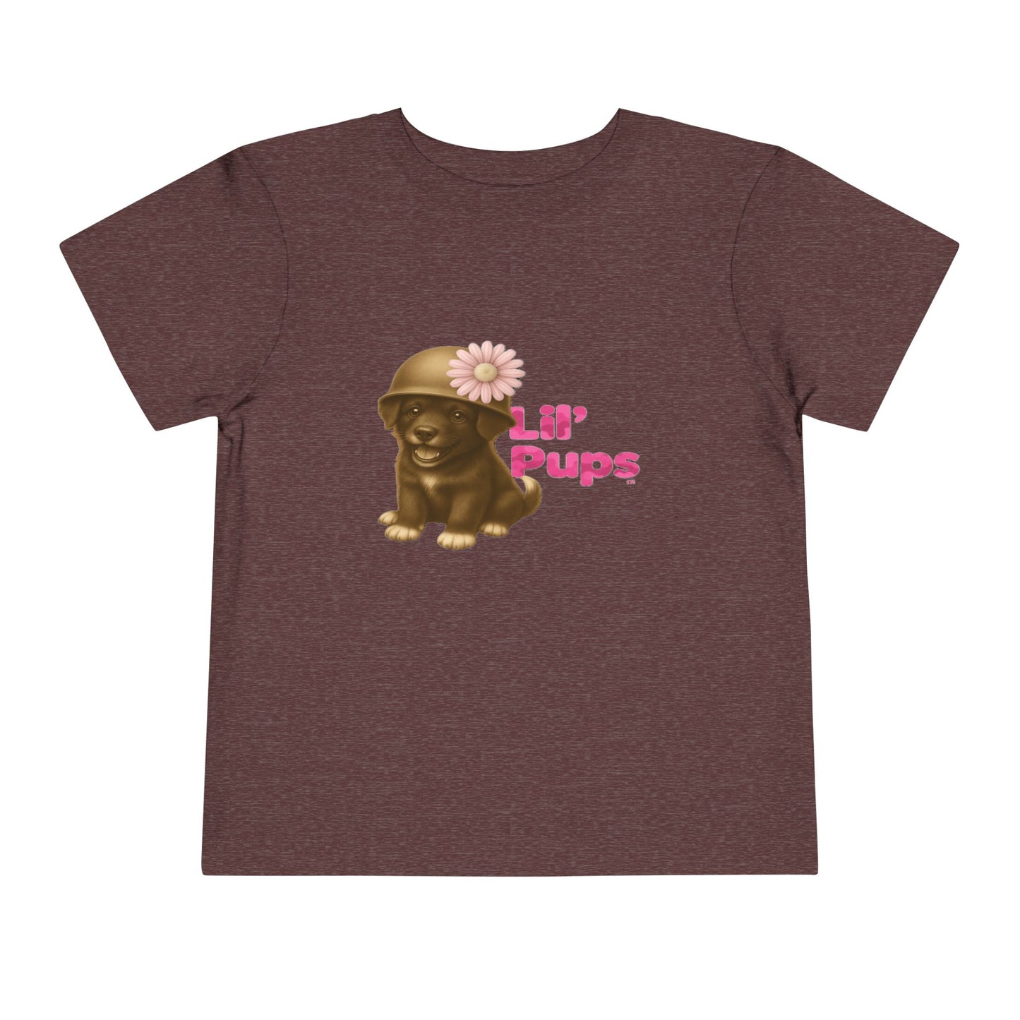Lil’ Pups – Standing Proud for Our Troops Daisy Toddler Short Sleeve T-Shirt