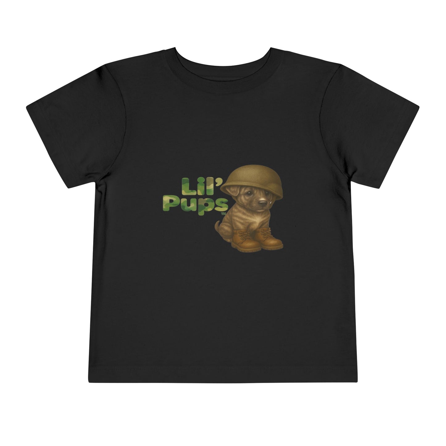 Lil’ Pups – Standing Proud for Our Troops Bubba Short Sleeve Toddler T-Shirt