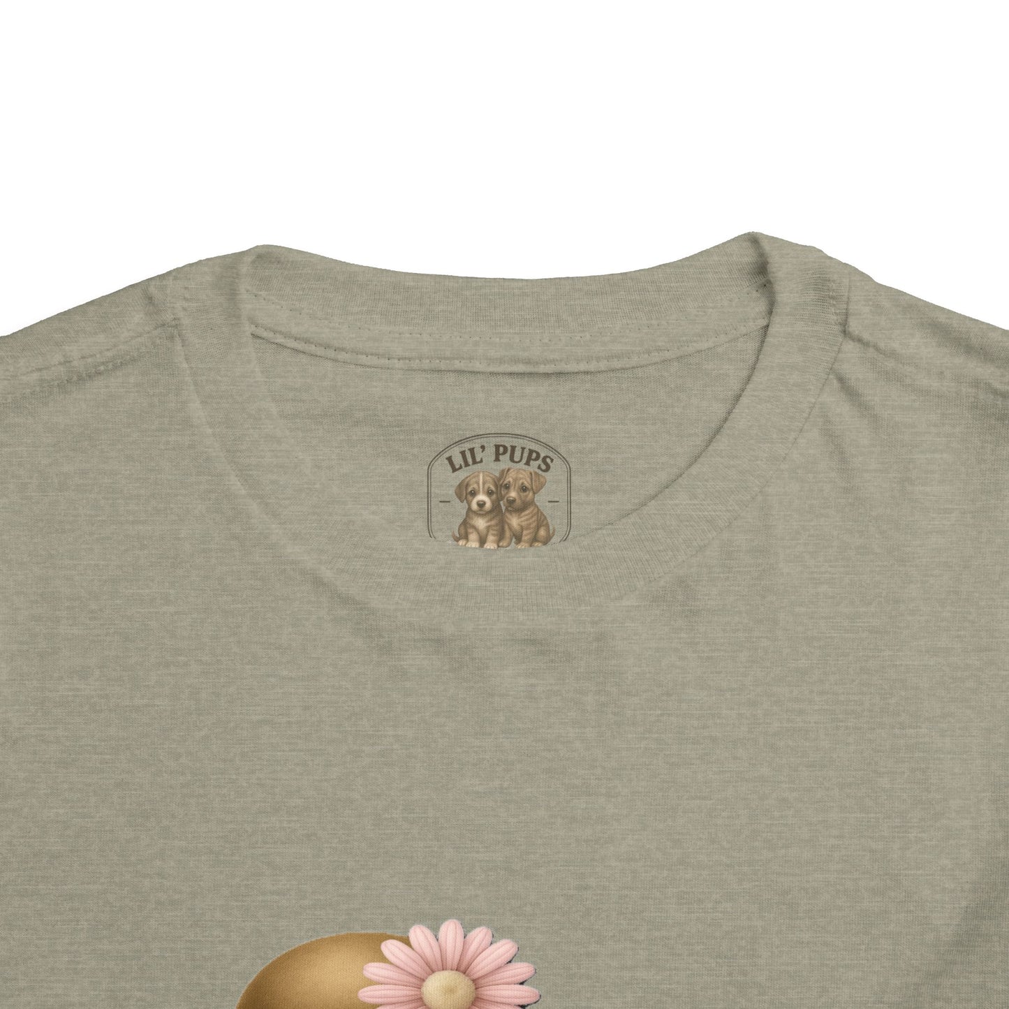 Lil’ Pups – Standing Proud for Our Troops Daisy Toddler Short Sleeve T-Shirt