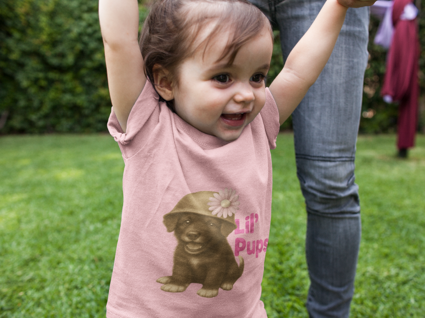 Lil’ Pups – Standing Proud for Our Troops Daisy Toddler Short Sleeve T-Shirt