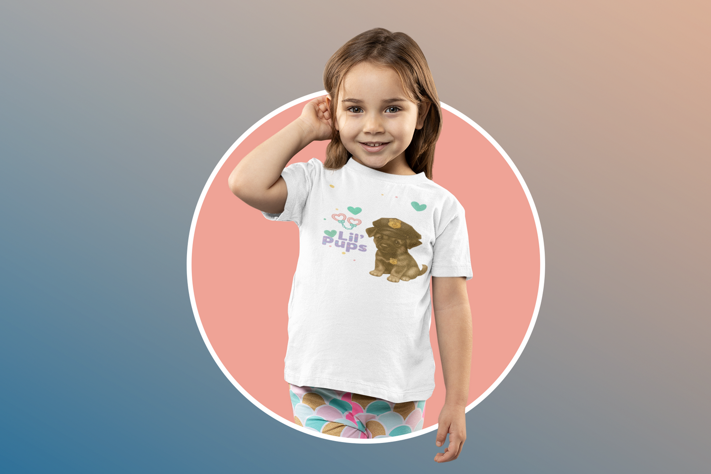 Lil’ Pups – The Gentle Guardian Bella Brave Short Sleeve Toddler T-Shirt