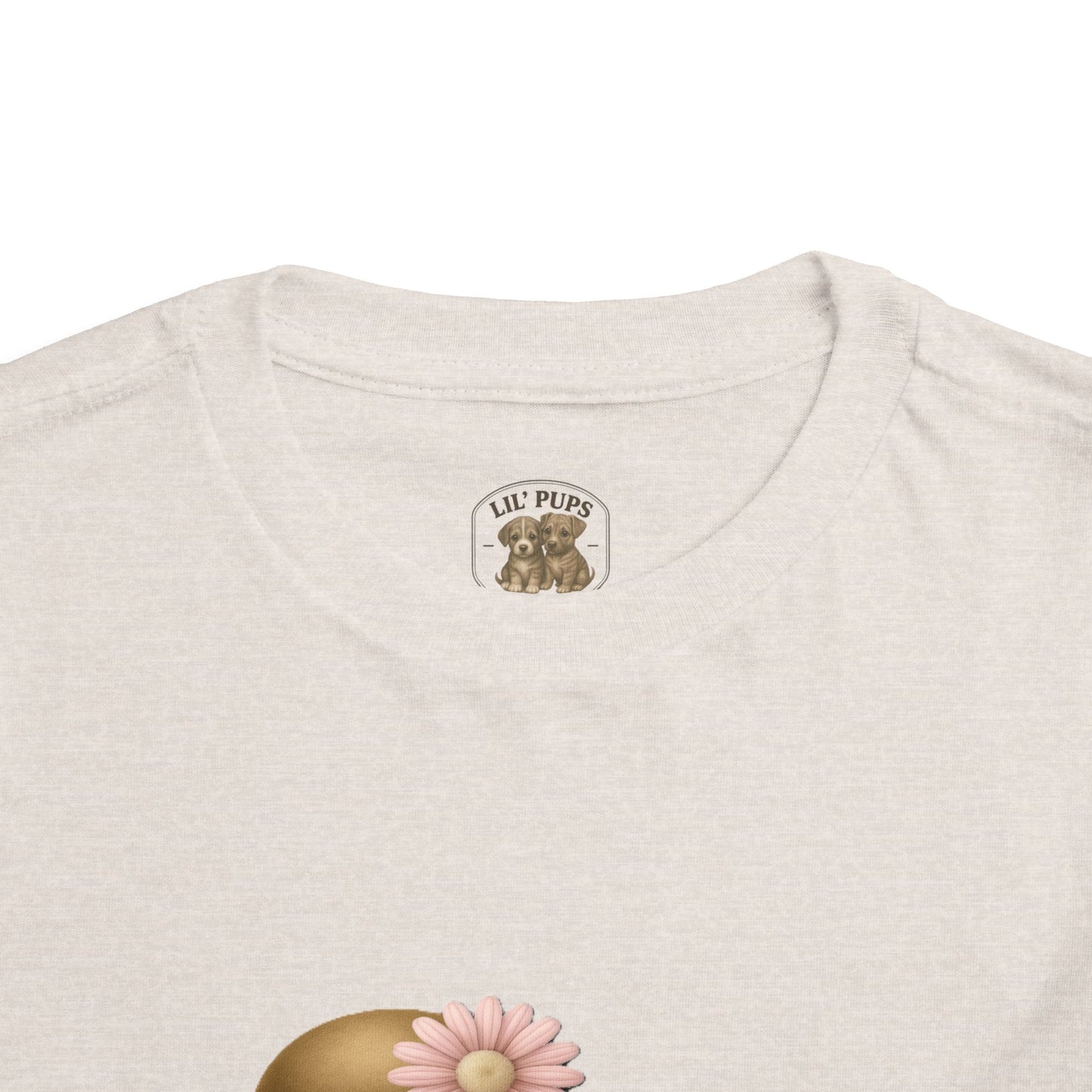 Lil’ Pups – Standing Proud for Our Troops Daisy Toddler Short Sleeve T-Shirt