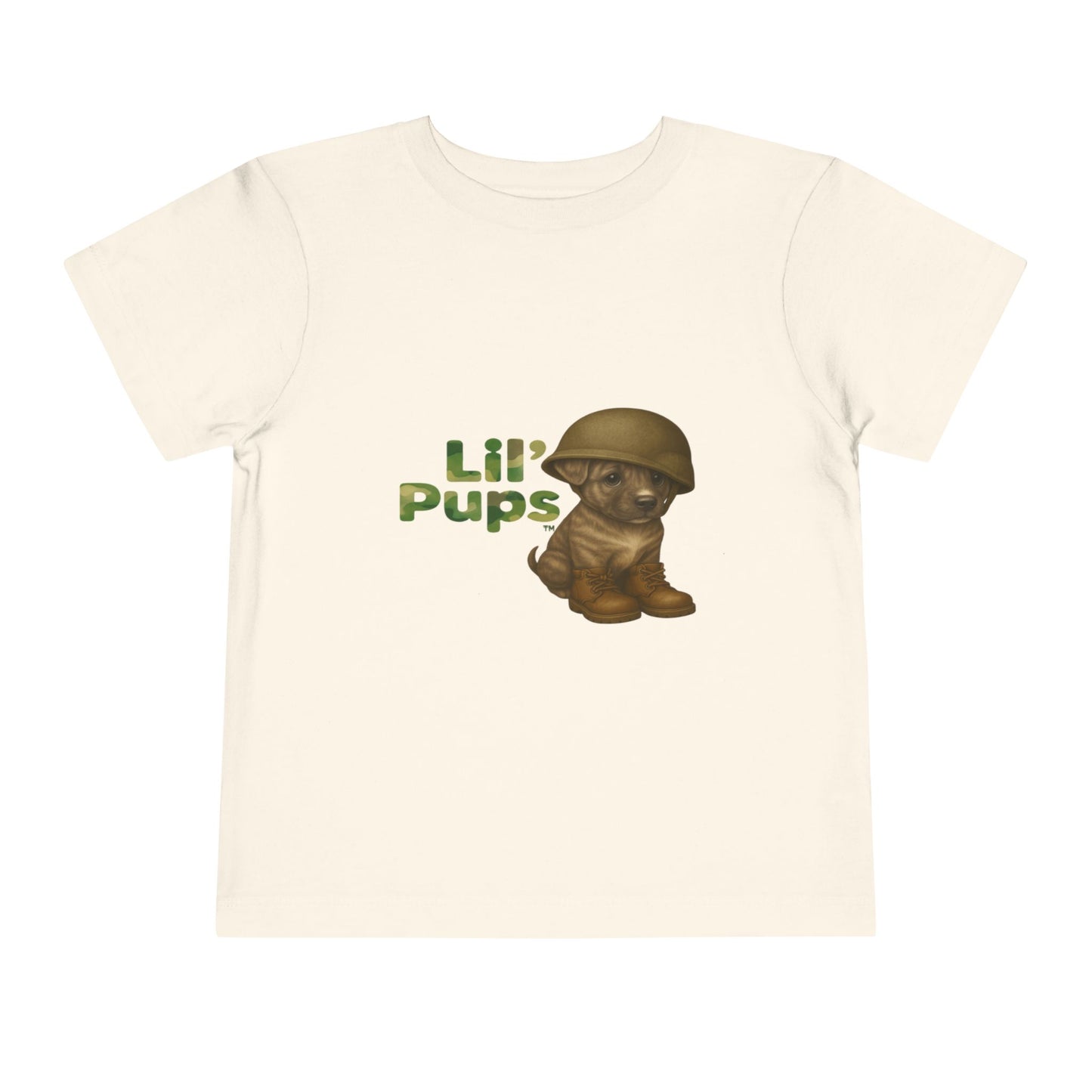 Lil’ Pups – Standing Proud for Our Troops Bubba Short Sleeve Toddler T-Shirt