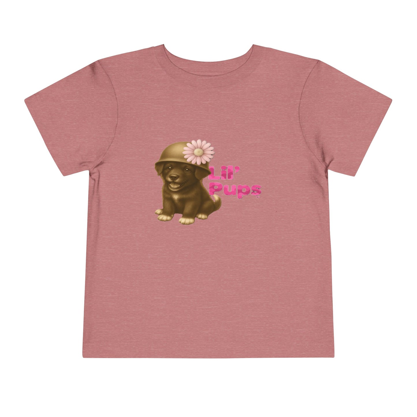 Lil’ Pups – Standing Proud for Our Troops Daisy Toddler Short Sleeve T-Shirt