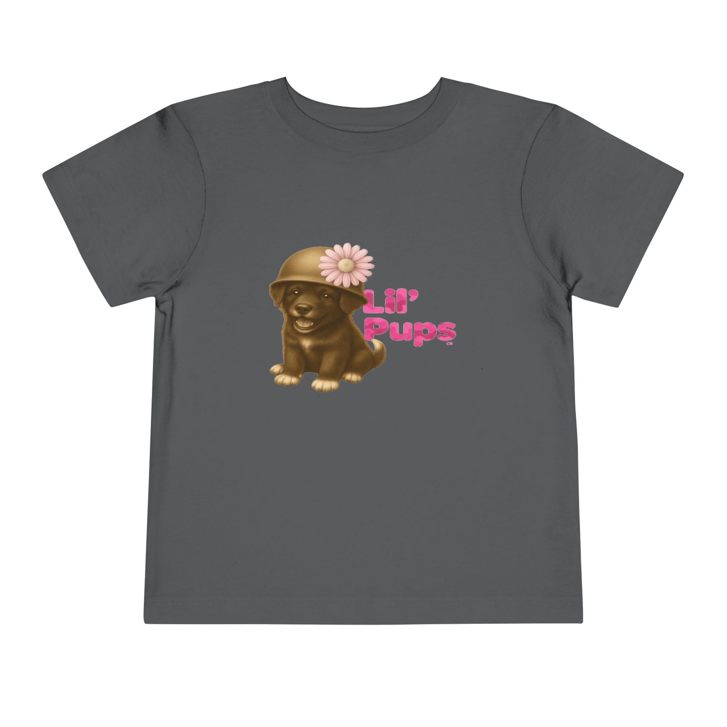 Lil’ Pups – Standing Proud for Our Troops Daisy Toddler Short Sleeve T-Shirt