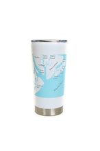 Load image into Gallery viewer, Hilton Head Island White Stainless Steel Tumbler
