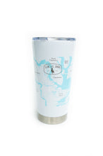 Load image into Gallery viewer, White Charleston Stainless Steel Tumbler
