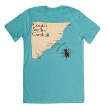 Load image into Gallery viewer, South Carolina Coastline Short Sleeve Adult T-shirt
