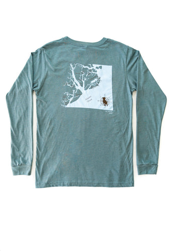 Hilton Head Island Waterways Long Sleeve T-shirt