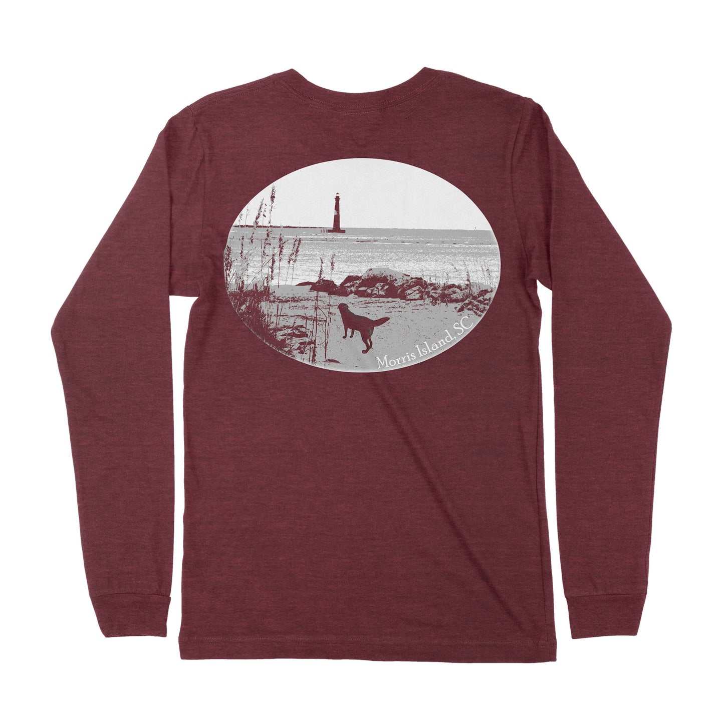 Morris Island Long Sleeve Adult T-shirt