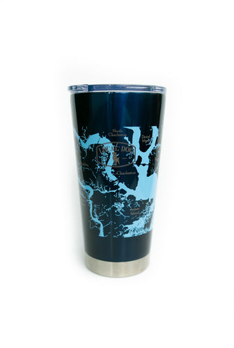 Navy Blue Stainless Steel Tumbler