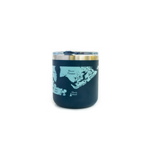 Load image into Gallery viewer, Navy 12oz Rocks Tumbler
