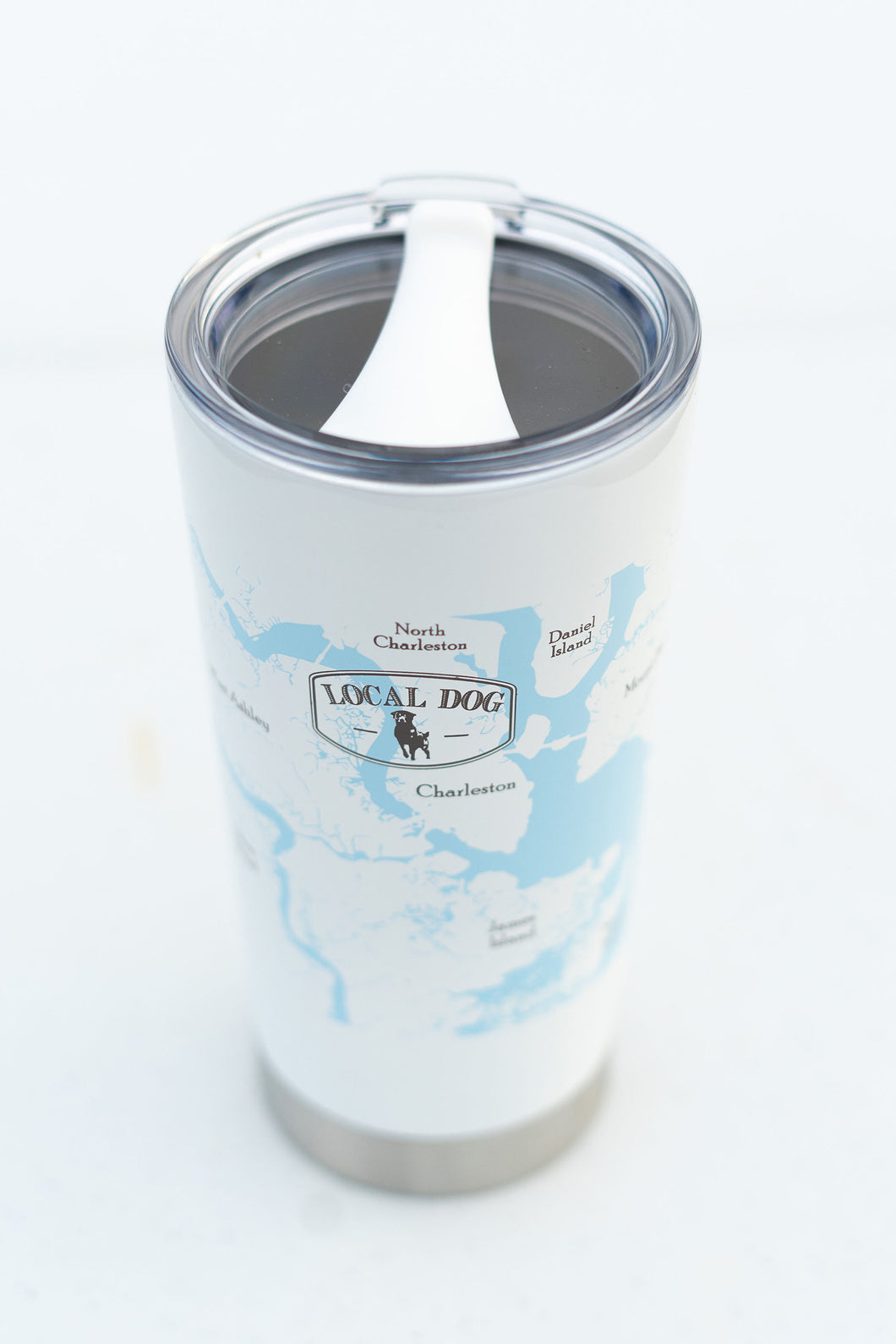White Stainless Steel Tumbler